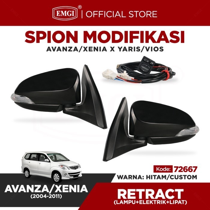 Modifikasi Spion Mobil Avanza Xenia Gen1 2004 - 2011 - Lipat 72667