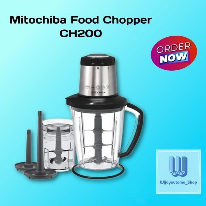 Food Chopper Mitochiba Ch 200 Blender Bumbu Dan Daging - Original