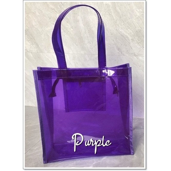 Tas Plastik Mika Tote Bag Transparan / Tas Souvenir Polos Goodie Bag