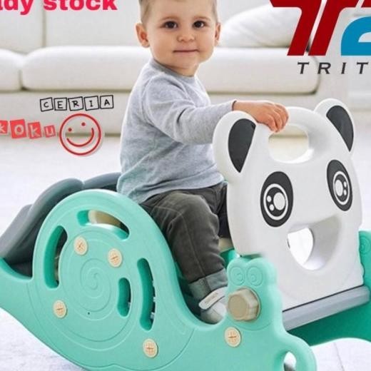 Jungkat Jungkit 2In1/Mainan Anak Jungkat Jungkit/Perosotan Panda 3In1