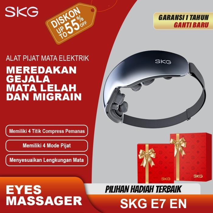SKG E7 E7-EN Alat Pijat Mata Eye Massager Eletric Portable