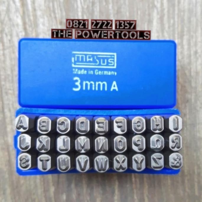 

Best Produk Huruf Ketok A-Z Ukuran 3Mm Merk Masus / Stamp Punch Made In Germany