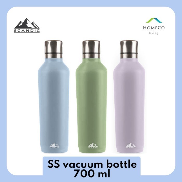 SCANDIC I VACUUM BOTTLE 700 ML I TUMBLER BOTOL GELAS STAINLESS PREMIUM