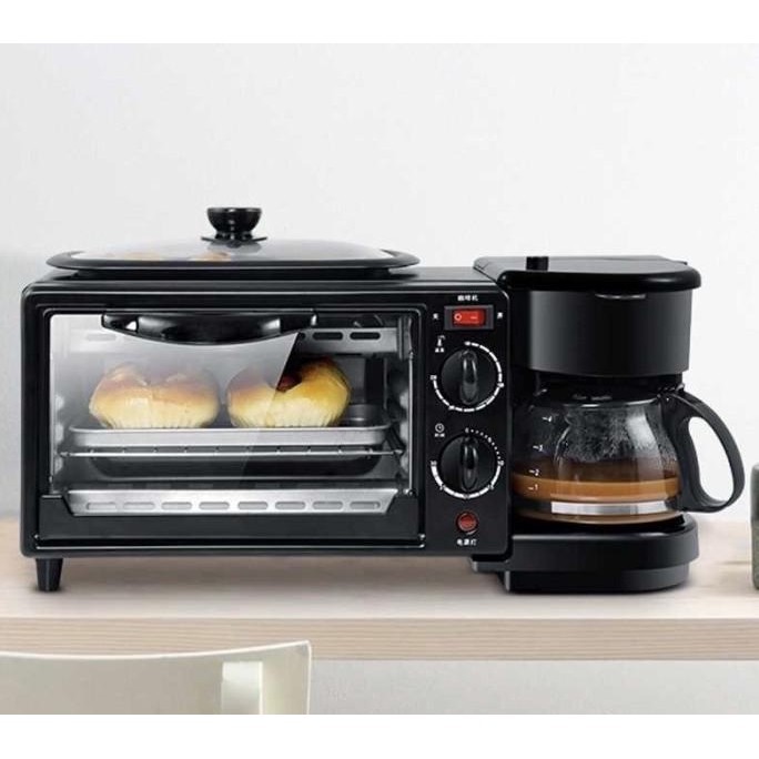 [Ready Stock] Alat / Mesin Masak 3 In 1 Goreng , Oven / Panggangan , Seduh Kopi