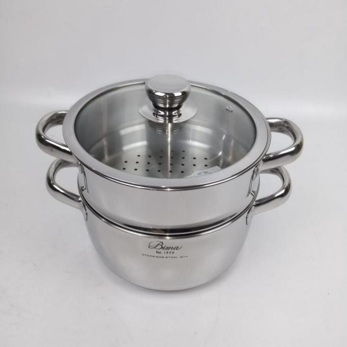[New] Bima 2 Tier Steamer Set 20 Cm Origin Premiere