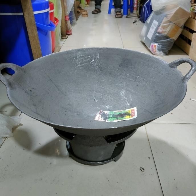 [Ready] Kuali Besi 20 Inch Wajan Besi 50 Cm Wajan Mie Aceh