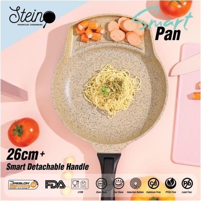 [New] Stein Cookware Smart Detachable Handle / Smart Grill Pan Frypan/Wajan