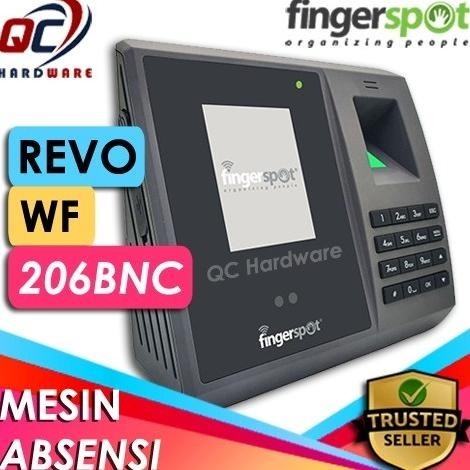 [Ready Stock] Mesin Absensi Fingerspot Revo Wf-206 Bnc Wifi