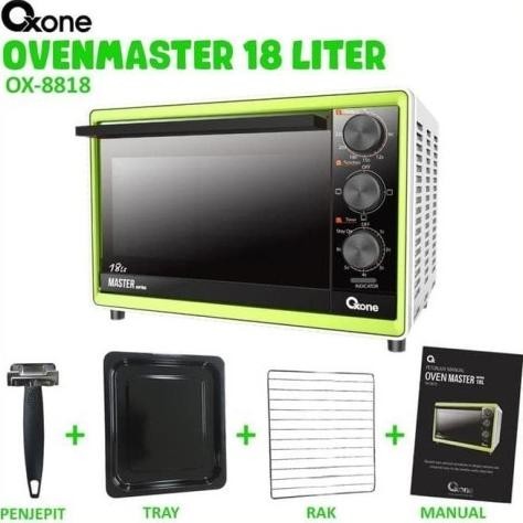 [Ready] Oxone Ox8818 Oven Listrik Toaster Stainless Steel Low Watt 18 Liter
