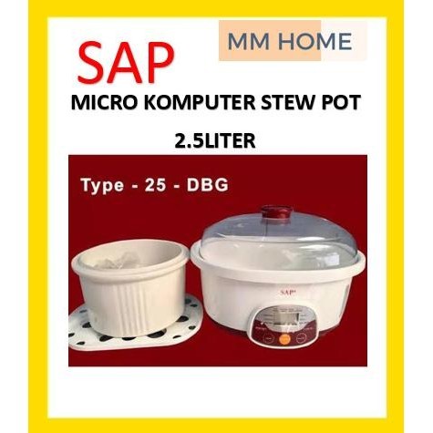 [New] Sap Stew Pot - Stew Cooker 2.5Liter Micro Komputer Pot Keramik 25Dbg