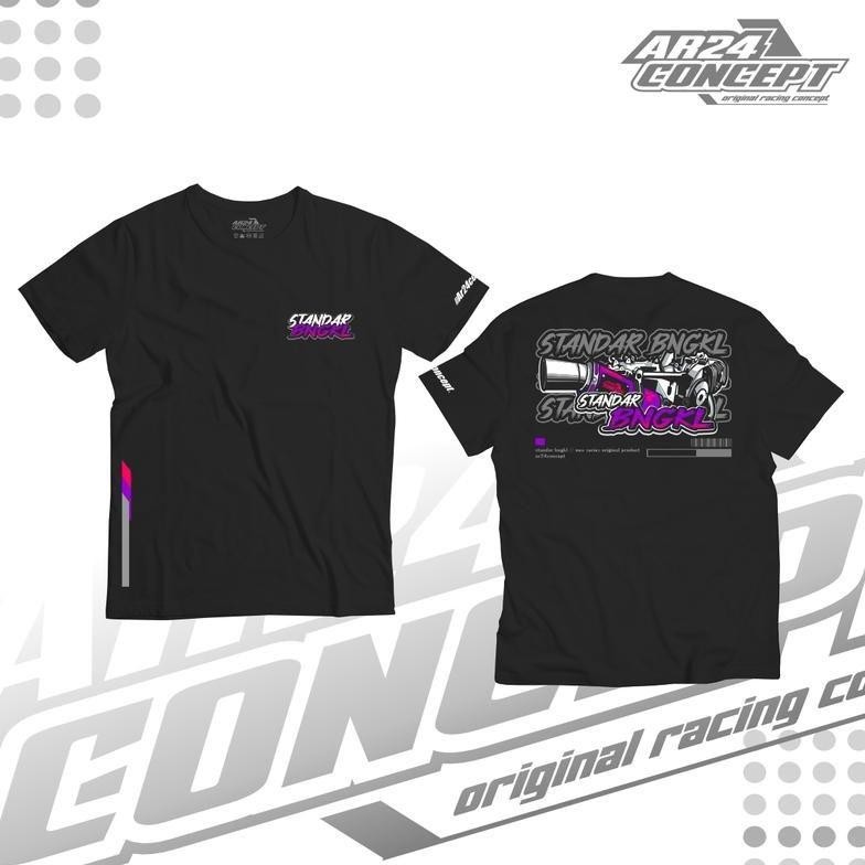 Kaos Standar Bngkl T-Shirt Standar Bengkel Pakaian  Baju Anak Dewasa Pria Wanita