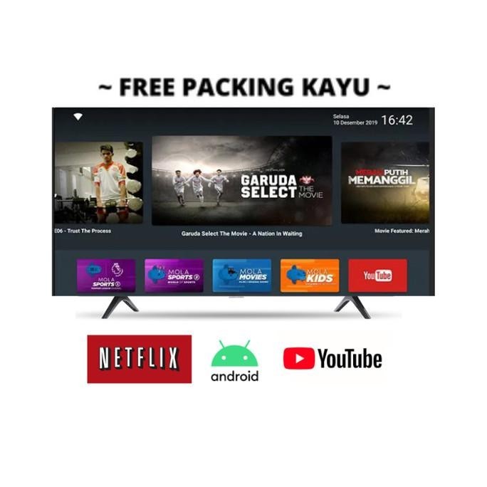 [Promo] [Pack Kayu] Android 11 Smart Tv 40 Inch Youtube Netfl1X Weyon Tv Resmi