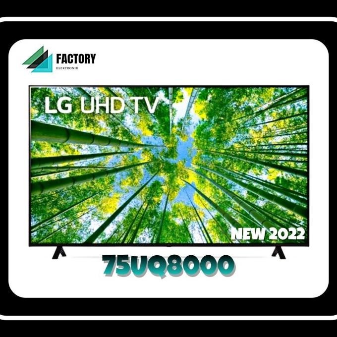 [Baru] Lg 75Uq8050 Smart Tv Uhd 4K 75 Inch 75Uq8050Psc 75Uq Uq8050 New 2022