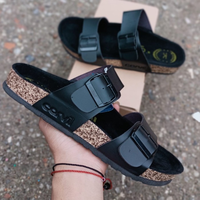 Sandal Selop Kulit Sandal Selop Carvil Sandal Selop Pria