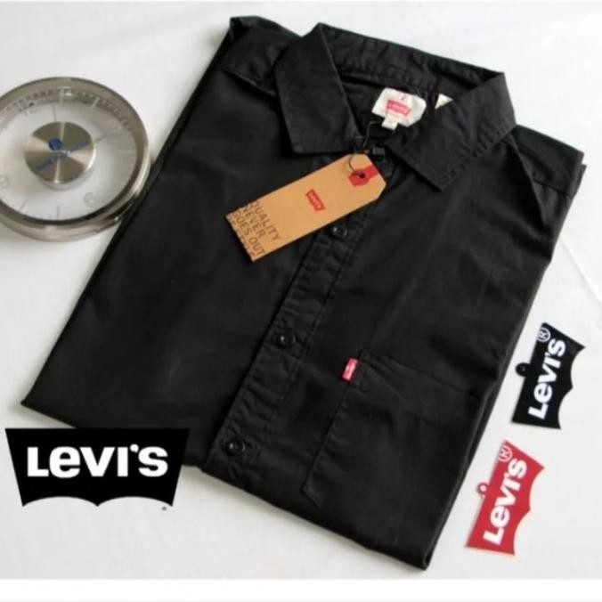 Kemeja Polos Pria Lengan Pendek Pria | Kemeja Levis Pria Terlaris |
