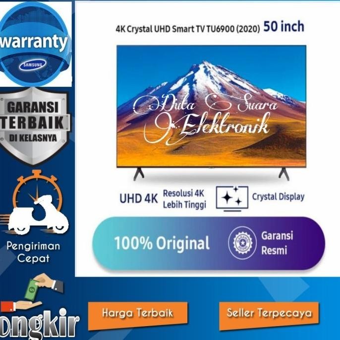 [Baru] Led Tv Samsung 50 Inch 50Tu6900 Digital Smart Tv 4K Uhd Garansi Resmi