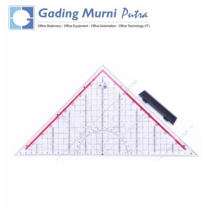 

Penggaris Segitiga M+R Pegangan Mor 2332