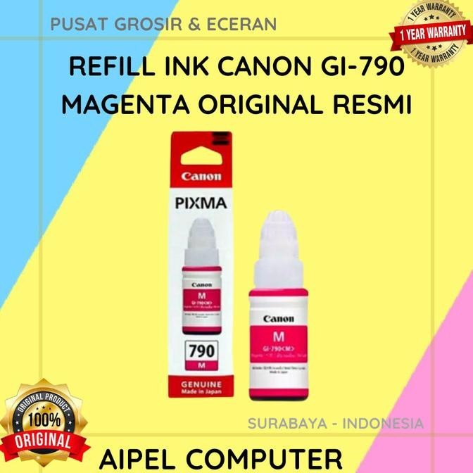 

REFILL INK CANON GI 790 MAGENTA