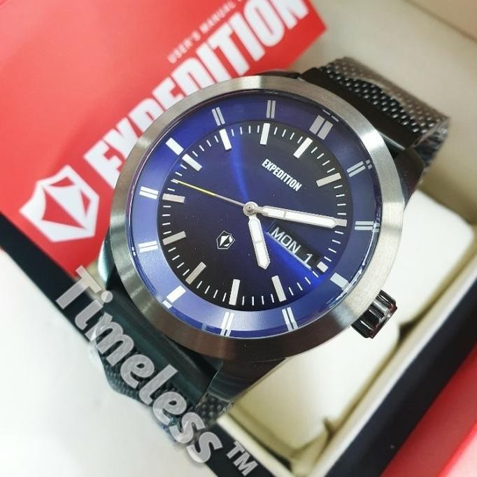 [Baru] Jam Tangan Pria Expedition E 6773 M Black Blue