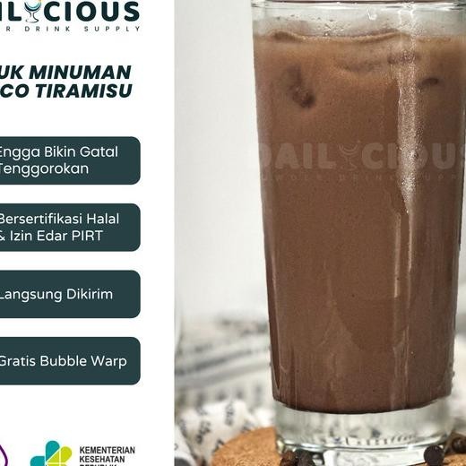 

Bubuk Numan Cokelat Tirasu - Powder Choco Tirasu Dailycious