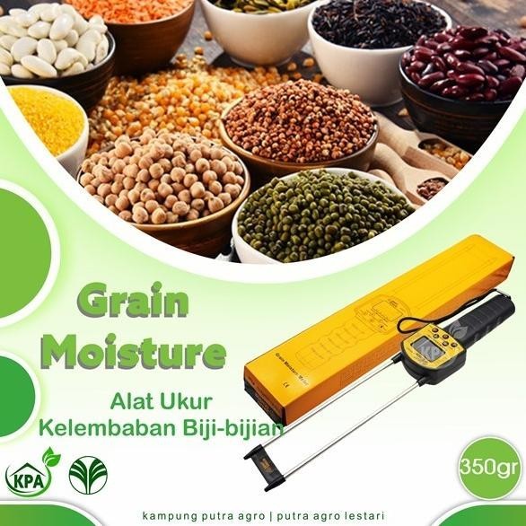 Alat Pengukur Kadar Air Biji Bijian Padi, Gandum, Jagung, Kopi,
