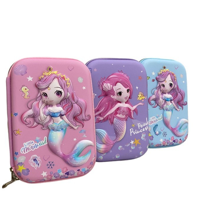

TEMPAT PENSIL LITTLE MERMAID KOTAK PENSIL HARDTOP 3D TIMBUL ORIGINAL