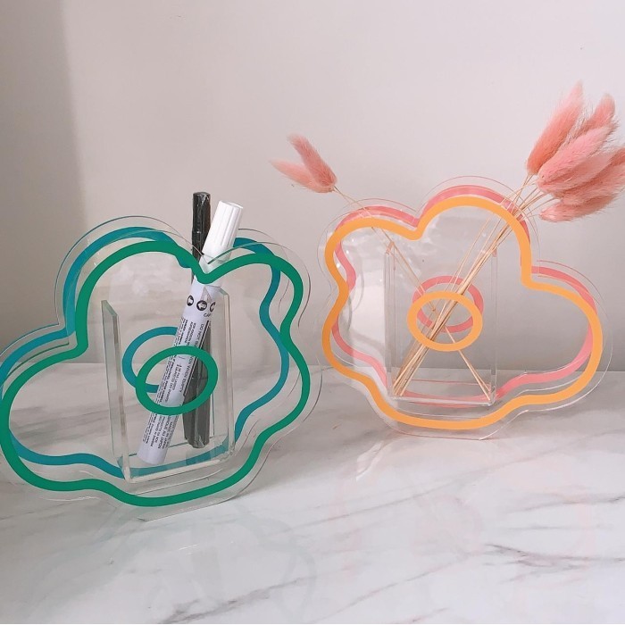 

FLOWER PASTEL VASE / VASE BUNGA / PEN HOLDER / TEMPAT PEN