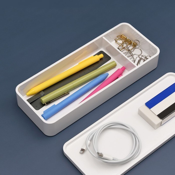 

KOTAK ORGANIZER ALAT TULIS STACKABLE SUSUN TEMPAT PENSIL MEJA KERJA