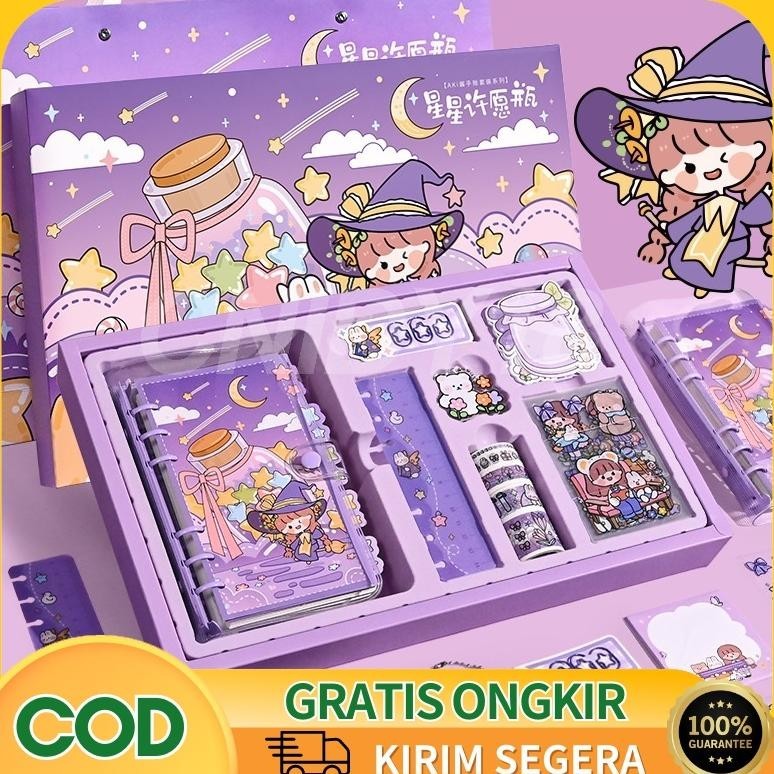 

Berkualitas Cod71Pcs Diary Lucu Dan Set Stiker / Hadiah Ulang Tahun Journal Kit Set/ Diary Lucu Set/ Buku Tulis Catatan Anak Promo