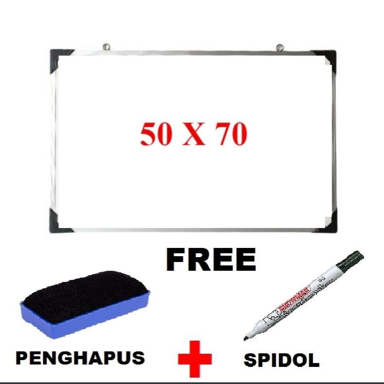 

Diskon Terlaris !!Papan Tulis Belajar White Board Ukuran 50 X 70 Dan Papan 60 X80 Free Spidol Dan Penghapus( Di Harapkan Mengunakan Bubble Tambahan Paket Rentan) Sale