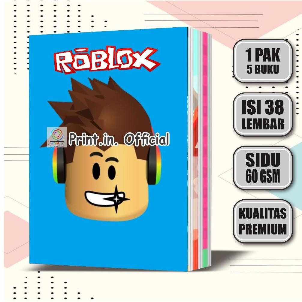 

Murah Buku Tulis Custom Face Roblox Digital 38 Lembar / Buku Tulis Sekolah BisaCod