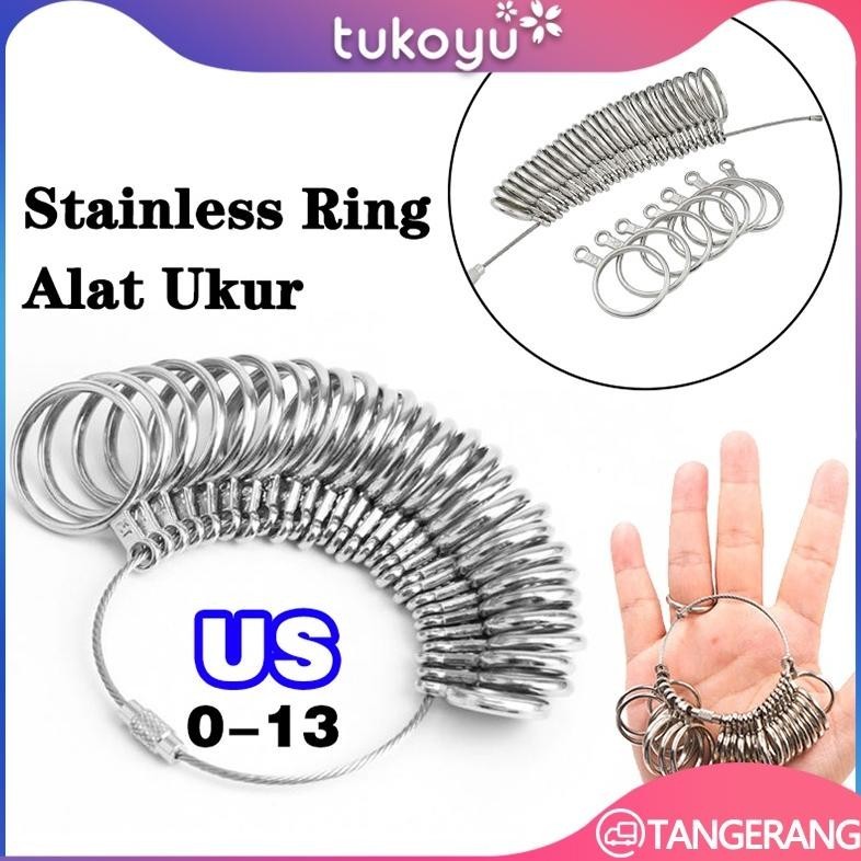 

Flashsale 0-13 Alat Ukur Cincin Pengukur Jari/Us Standar Sizer Finger Ring/Cincin Ukuran Jari Gratis Ongkir