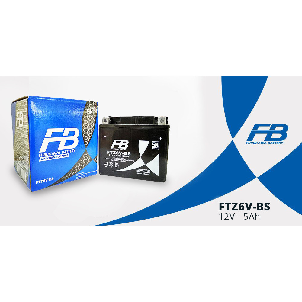 aki kering motor FB furukawa FTZ6V-BS honda vario 150 beat iss scoopy