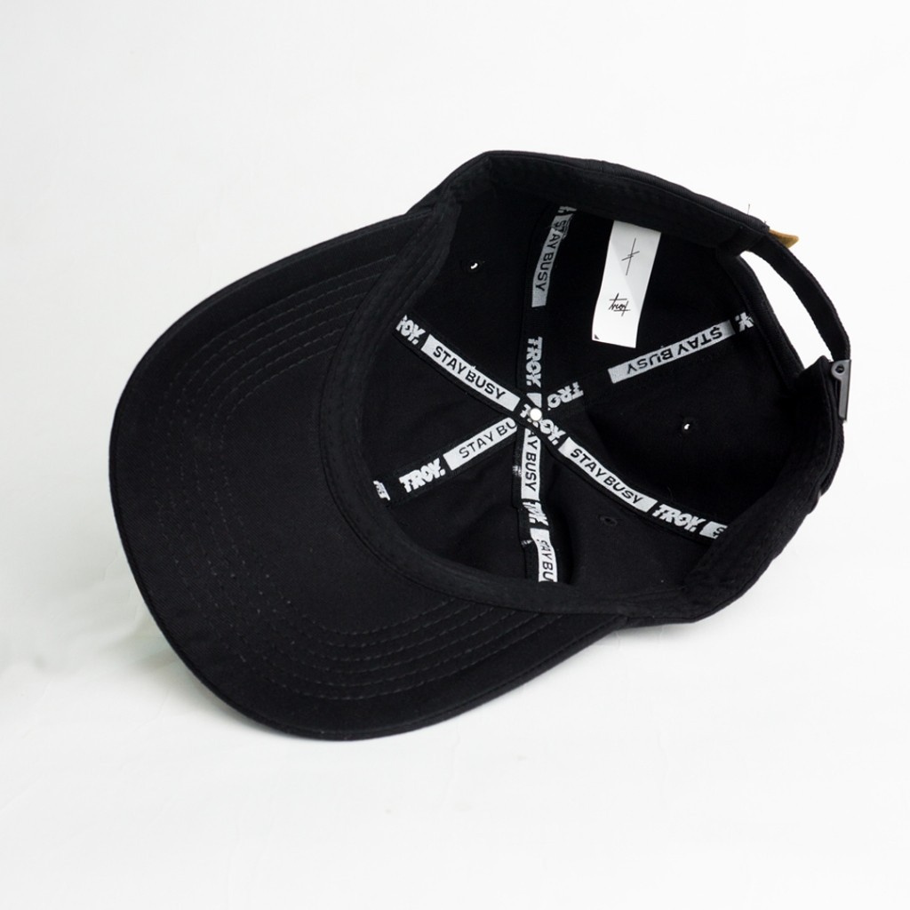 Troy Company Polo Cap Black Troyco Ssy - Topi Baseball Hitam BC 2482