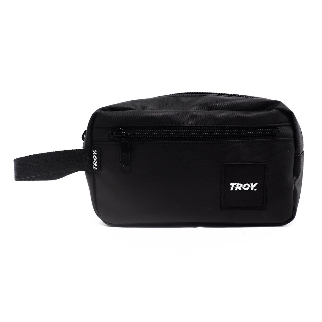 Troy Company Pouch Handbag Black Coal - Tas Tangan Hitam PB 143