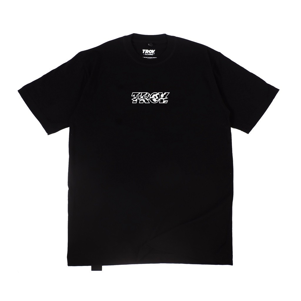 Troy Company Tshirt Black Italic - Kaos Pria Hitam Lengan Pendek MTD 248