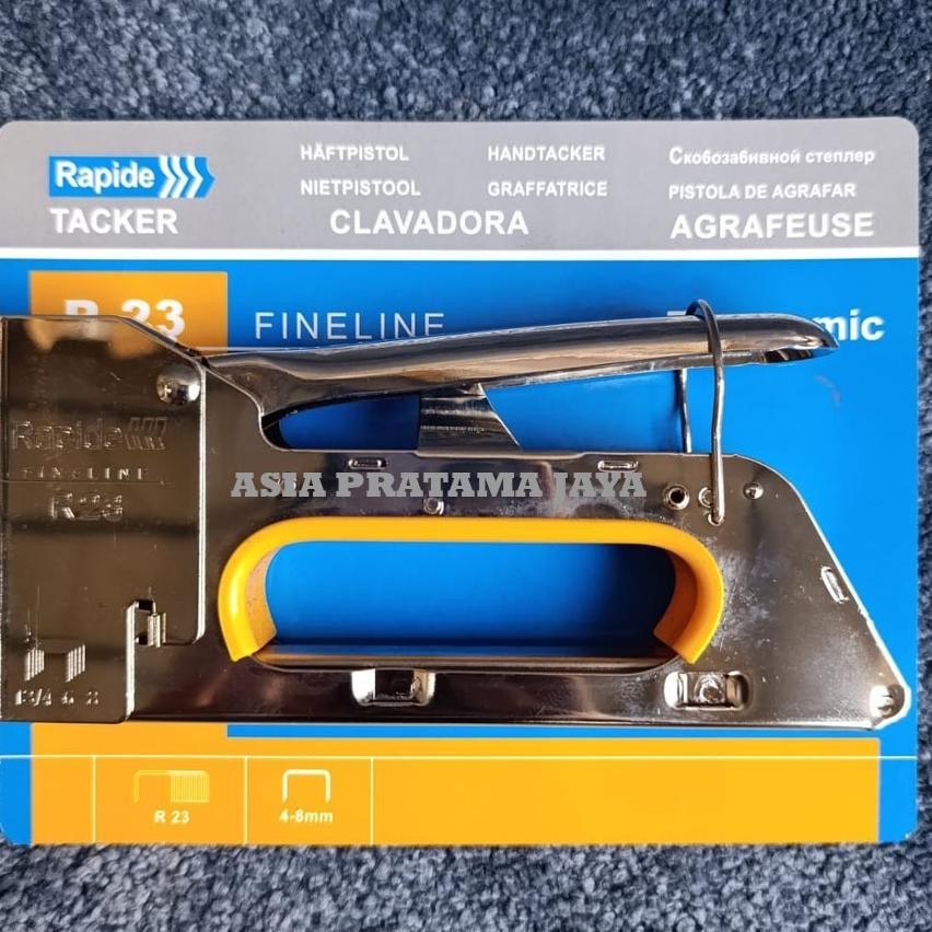 

Dijan Rapide Staple Stapler Gun Taer R23 - Staples Hekter Gun Manual (Untuk Gerjaan Sofa, Jok Motor, Kursi, Lanating, Dekorasi)