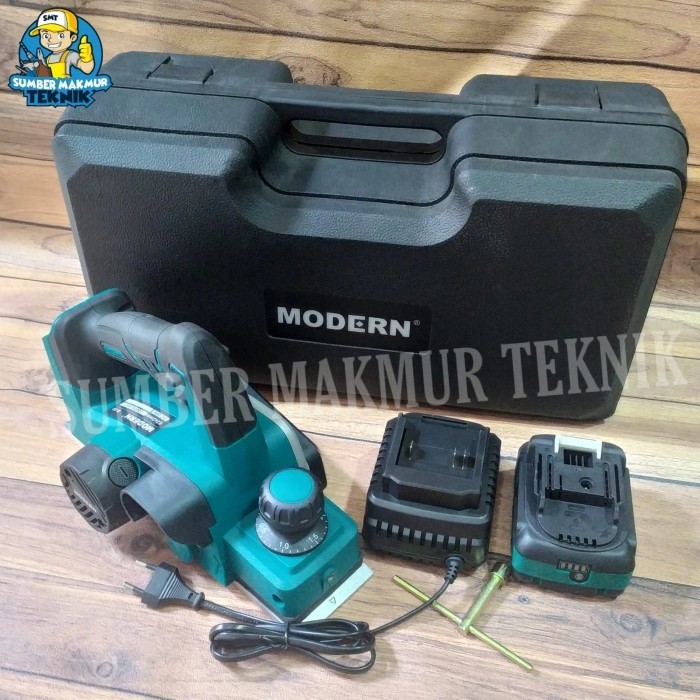 Mesin Planer Ketam Sugu Cordless Modern M90 M 90 Batre Cas Tanpa Kabel