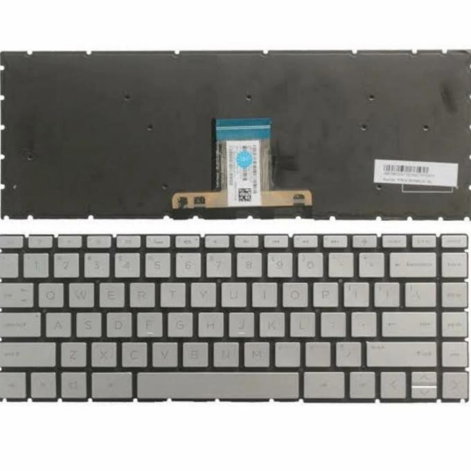 Keyboard Hp 14S-Dk0005Au 14S-Dk0024Au 14S-Dk0073Au 14S-Dk0002Au Silver