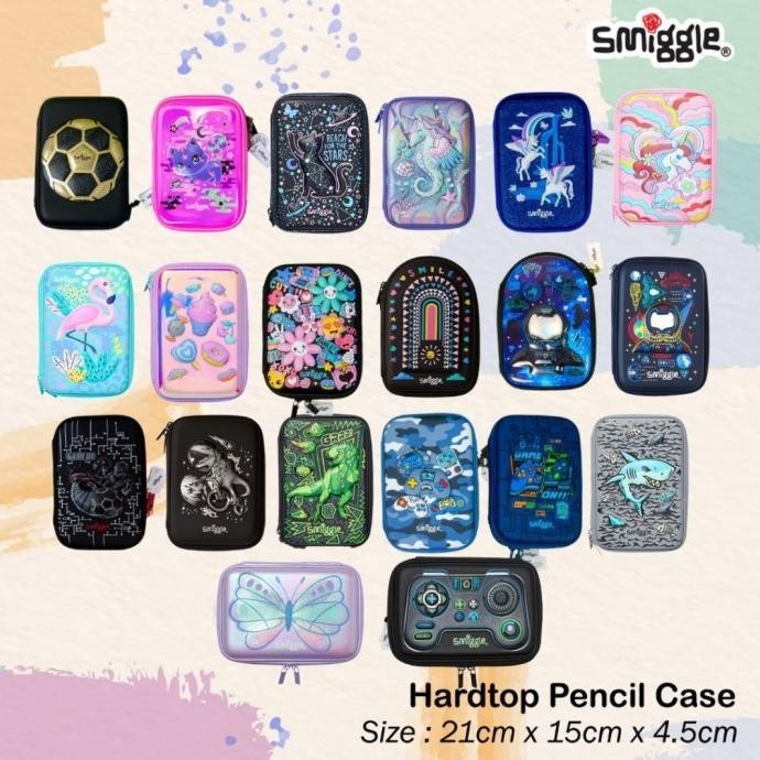

Pencil case anak smiggle racing car/pencil case smiggle hardcase/