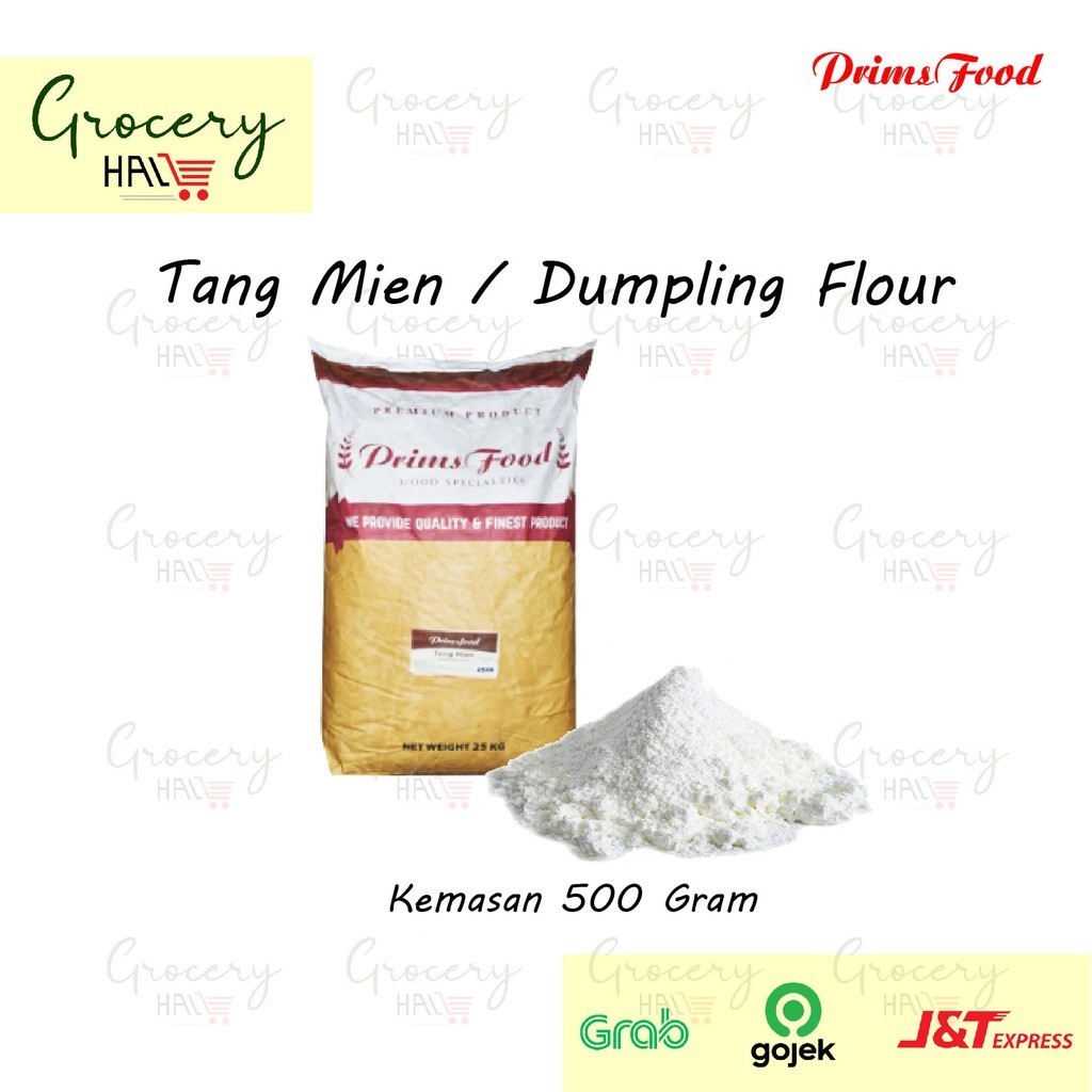 

TEPUNG TANG MIEN / DUMPLING FLOUR 500 GRAM ( PRIMSFOOD ) - TENG MIEN