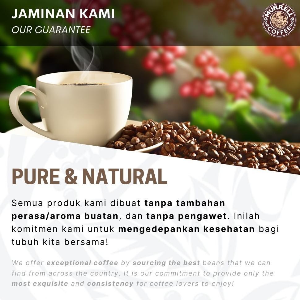 

g-24 Balige Supremo | Kopi Arabica Premium BUBUK / BIJI Murni Premium MURRELL COFFEE Hemat