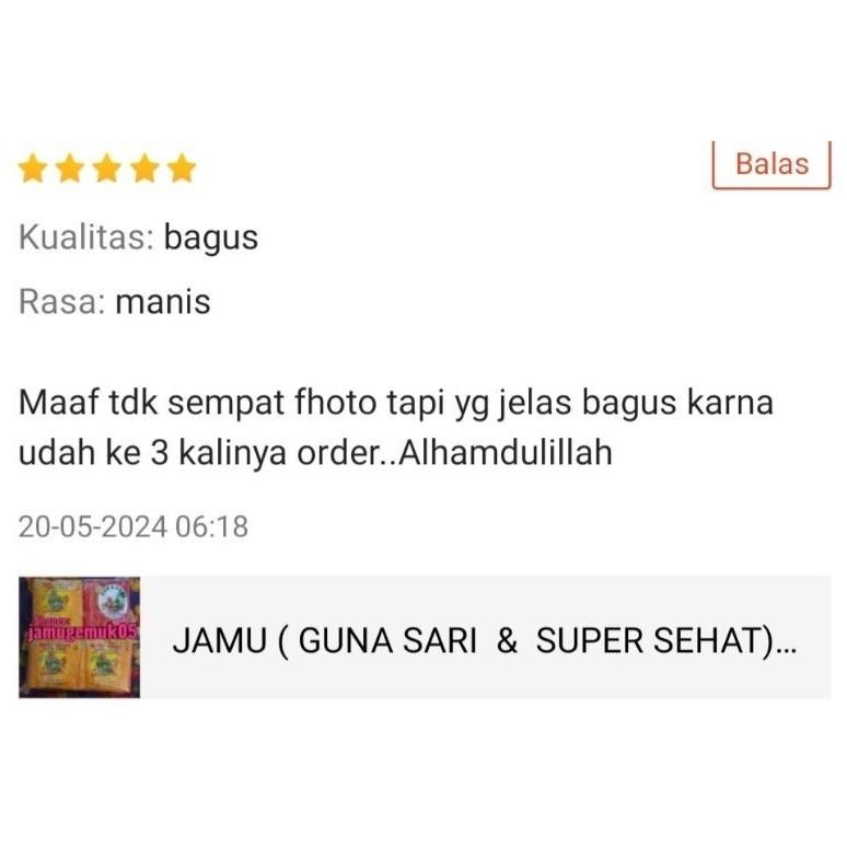 

tre-57 (isi 30 bungkus) gunasari rasa kopi #asli Termurah