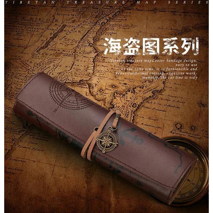 

Tempat Pensil / Pencil Box Gulung Edisi Peta Map Lux