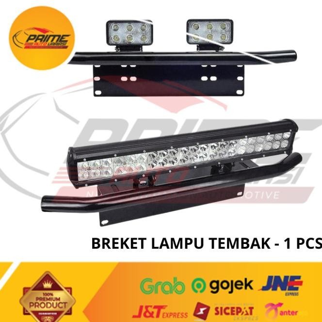 Breket Brecket Lampu Tembak Sorot Di Plat Nomor Mobil