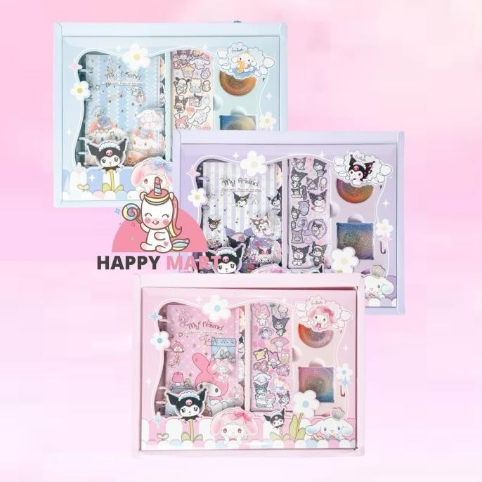 

Binder gift box set kuromi / cinnamoroll / melody