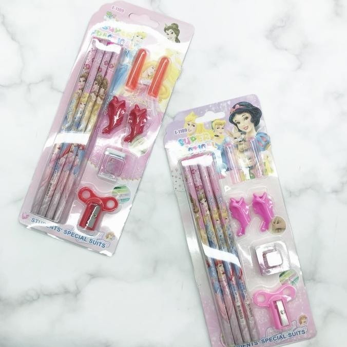 

Pensil HB princess disney set