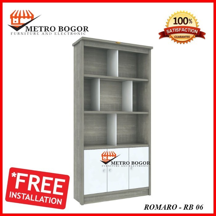 Rak Buku / Lemari Buku Romaro Rb-06 Murah