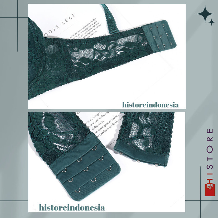 BARU BRA SET KAWAT BROKAT RENDA CUP C BH&CELANA DALAM PREMIUM QUALITY 8708