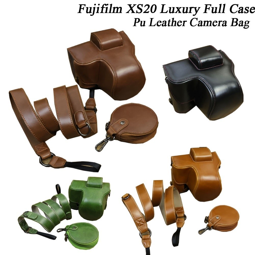 Kantong Casing Tas Kamera Kulit Mewah Fujifilm XS20 untuk Fujifilm XS20 X-S20